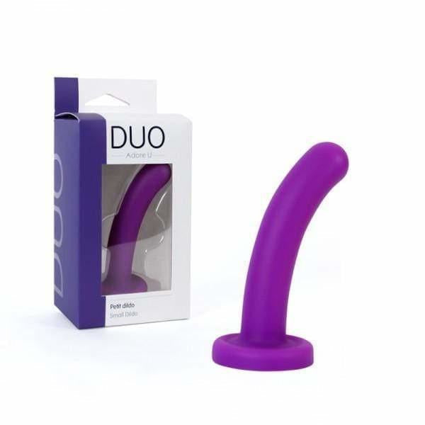 Adore U Duo Smooth Curved Silicone Dildo W/ Suction Cup - 3 Sizes - Dildo / Dong - Sexessories Parksville