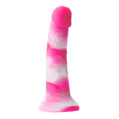 6 Inch Yum Yum Pattern Firm Silicone Dildo with Suction Cup - Dildo / Dong - Sexessories Parksville