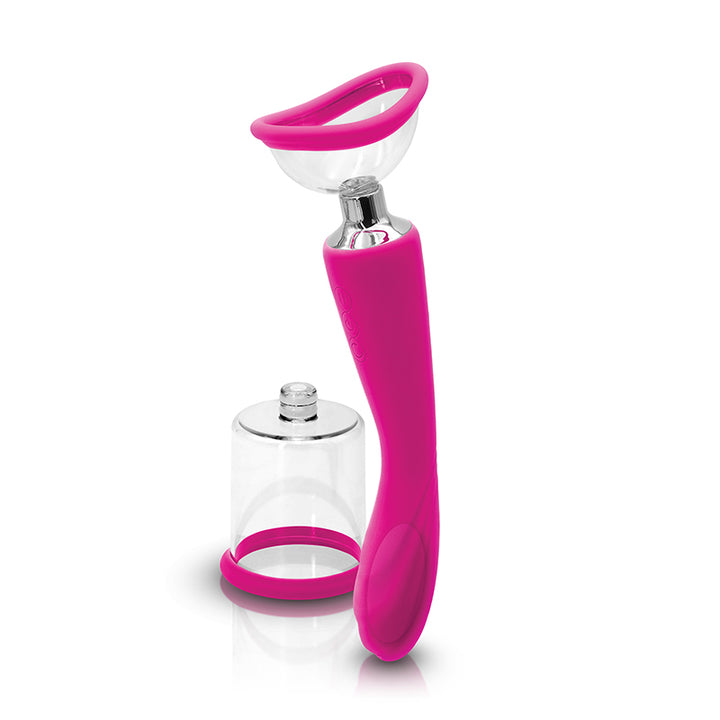 Inya Dual Power Plus Pump and Vibrating G-Spot Wand - Dual Stimulation Vibrator - Sexessories Parksville