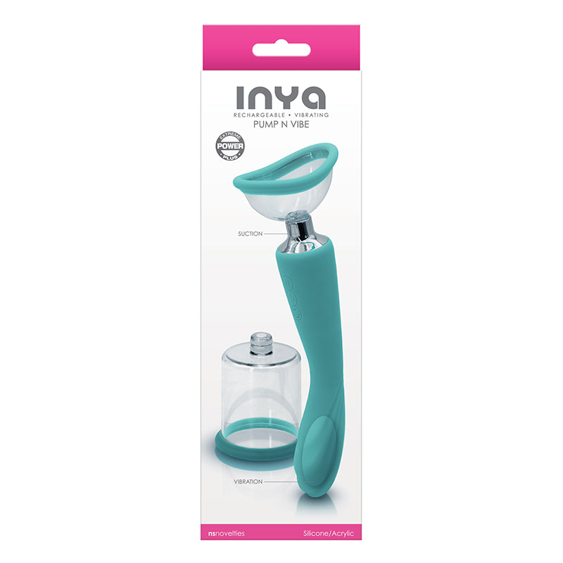 Inya Dual Power Plus Pump and Vibrating G-Spot Wand - Dual Stimulation Vibrator - Sexessories Parksville