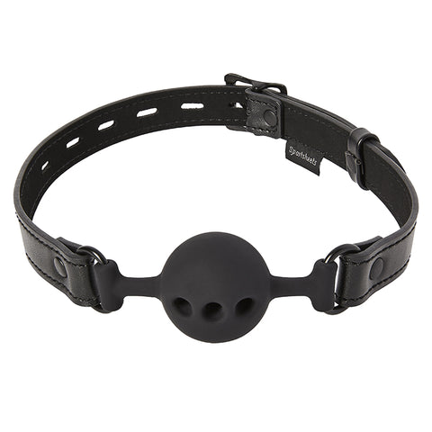 Breathable Silicone Ball Gag with Adjustable Locking Strap