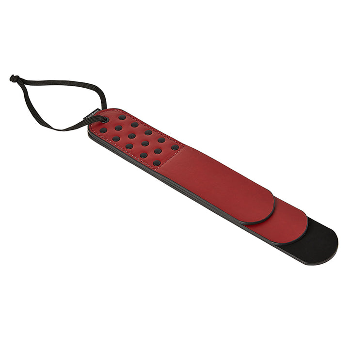 Crimson Vegan Leather Layer Spanking Paddle - Bondage & Kink - Sexessories Parksville