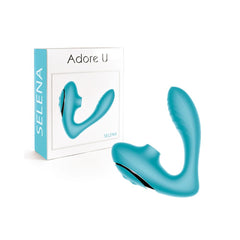 Selena Premium Sucker & G-Spot Vibrator - Air Pulse Clitoral Stimulator + G-Spot Vibrator - Sexessories Parksville
