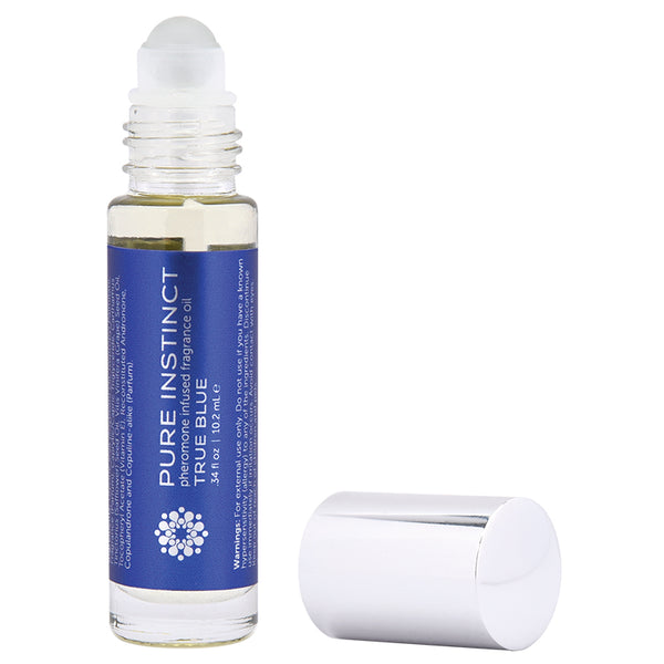 Pure Instinct TRUE BLUE Pheromone Infused Fragrance Oil Roll On - Pheromone Products - Sexessories Parksville