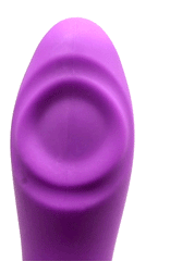 G Force  Écho Purple Silicone Rabbit Vibrator W/ Pulsing G-Spot - Vibrator & Massager 