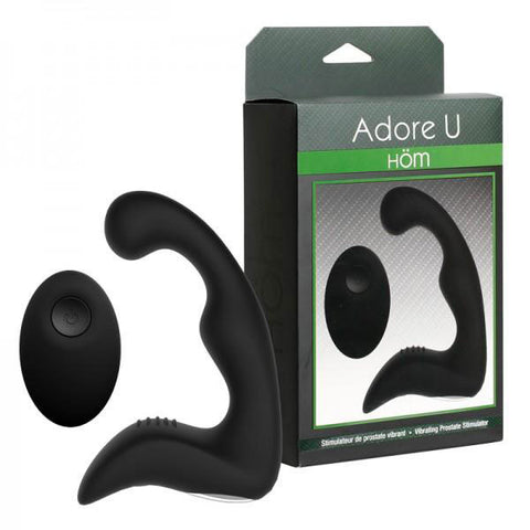 Adore U Höm - remote control vibrating prostate stimulator. Silicone and waterproof. USB charging
