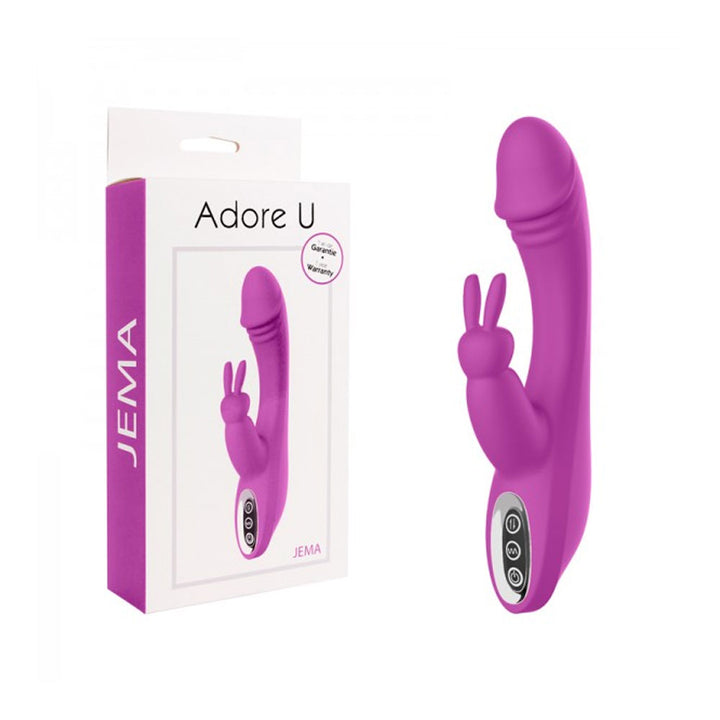 Adore U Jema Rechargeable G-Spot Rabbit Vibrator