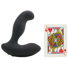 Anal Fantasy Electro Stim Prostate Vibe features a compact and ergonomic design. Slightly larger than your average playing card.
