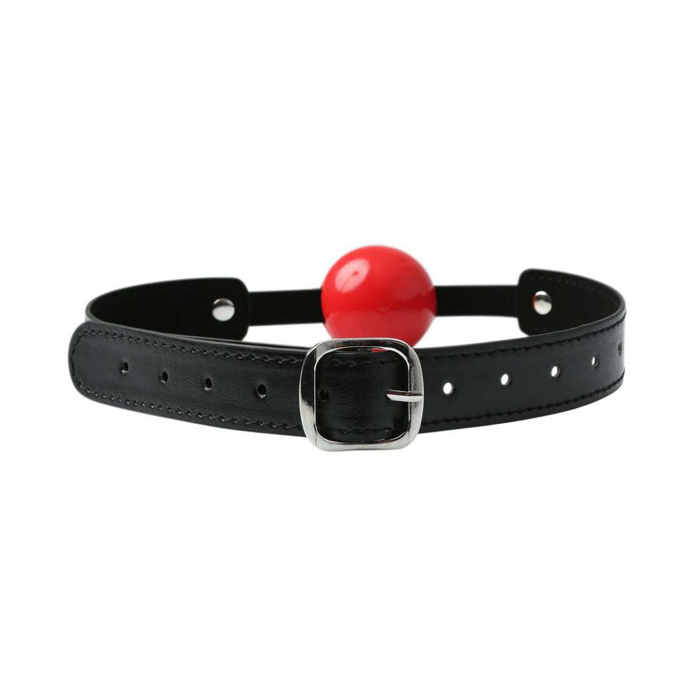 Sex & Mischief Vegan/Nickel Free Red Ball Gag