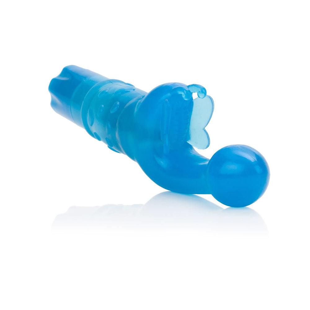 Picture of the Calexotics Butterfly Kiss G-Spot Rabbit Vibrator - Blue