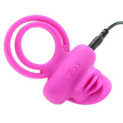 The dual clit flicker is rechargeable with included USB charging cable