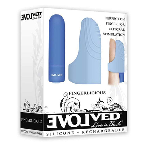 Evolved fingerlicious silicone rechargeable bullet vibrator