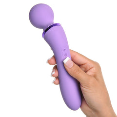 Fantasy For Her - vibrating duo wand massager in hand