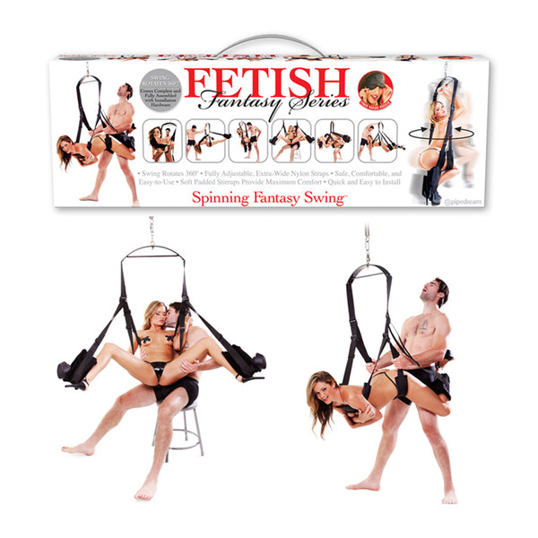 Fetish Fantasy Spinning Sex Swing - Quick Install & Removable