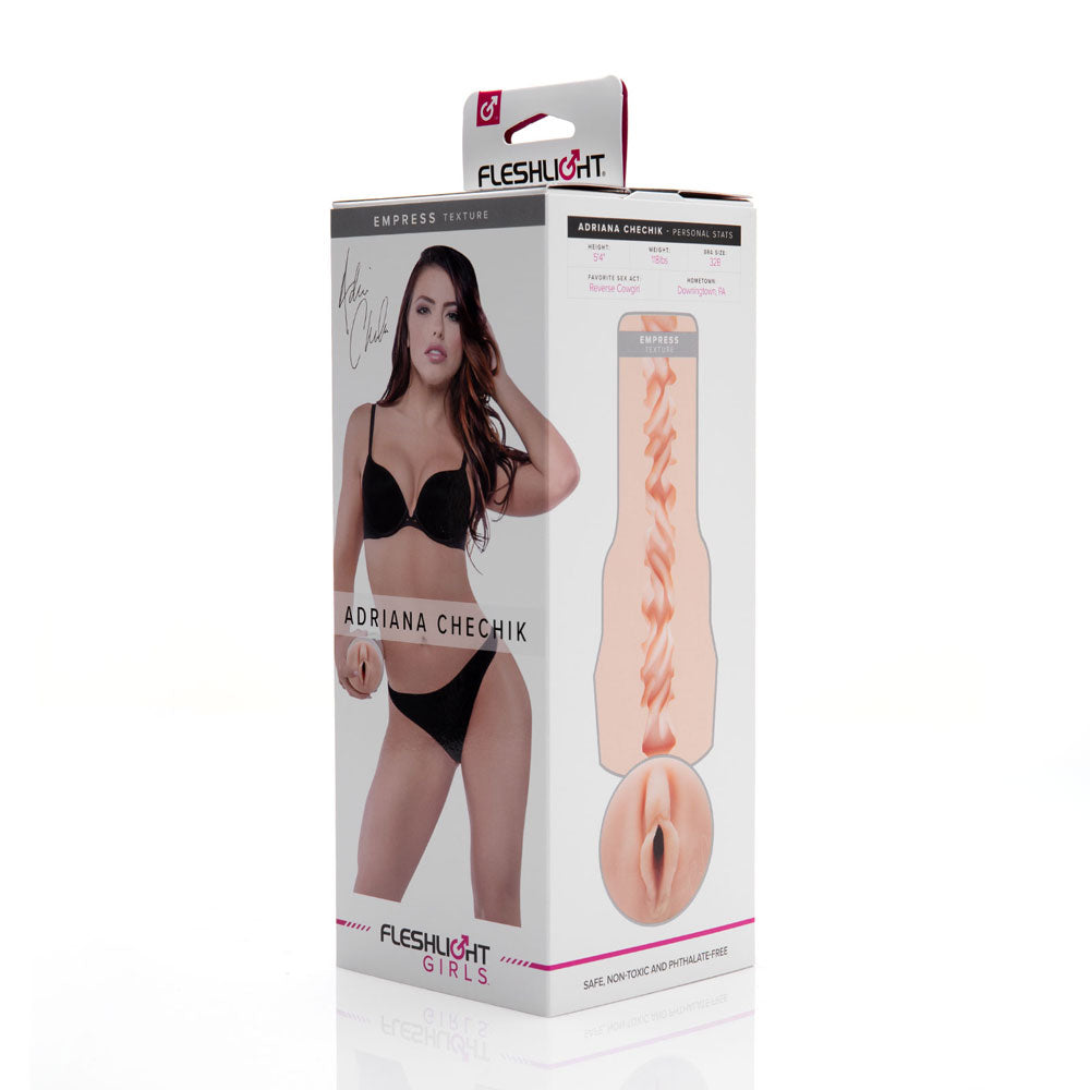 Fleshlight Girls Adriana Chechik packaging side view