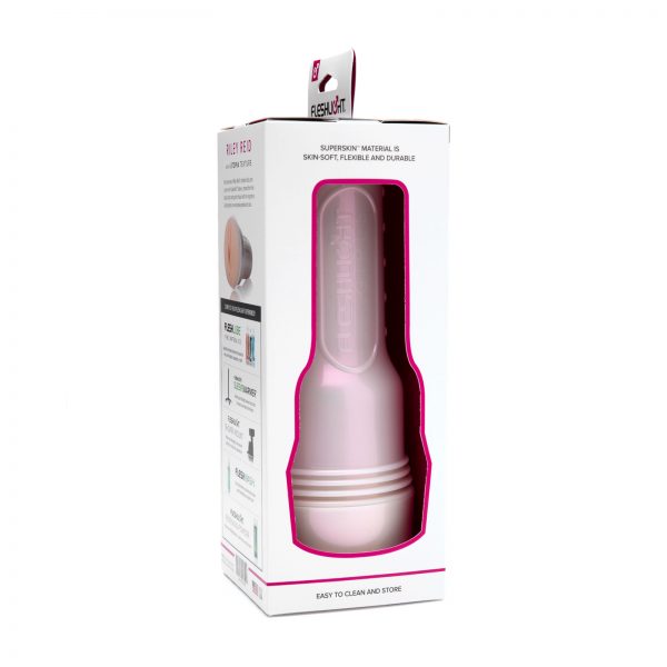 Package showing the Fleshlight Riley Reid Utopia Masturbator