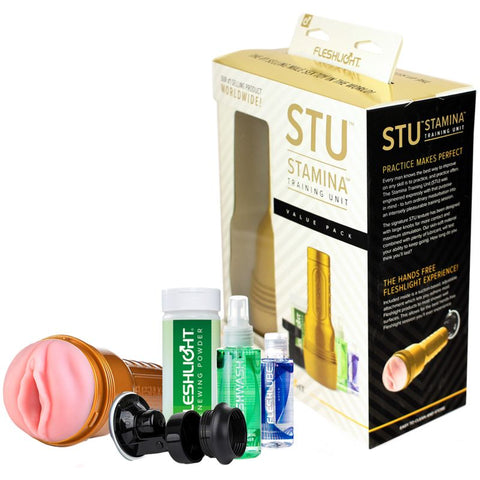 Fleshlight Pink Lady STU value pack, inclues lube, shower mount, cleaning solution