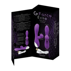 G Force Echo purple silicone branch vibrator