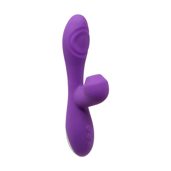 G Force Echo silicone rabbit vibe in purple