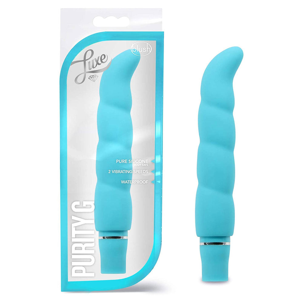 Luxe Purity G-Spot vibrator in Aqua