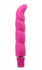 Purity G G-Spot vibrator curved tip in Fuchsia 
