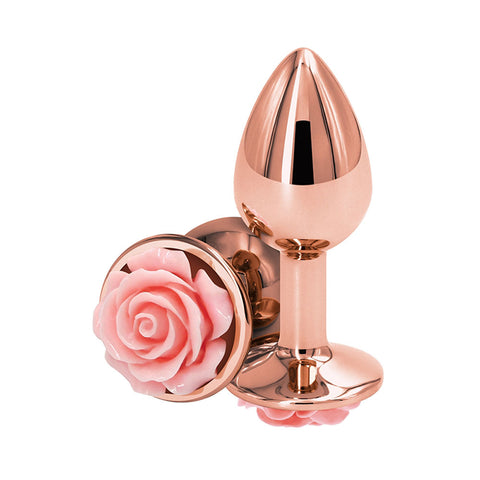 Picture of rear assets rose gold anal plug - size medium