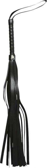 Sex & mischief black whip 16 inches (40cm)